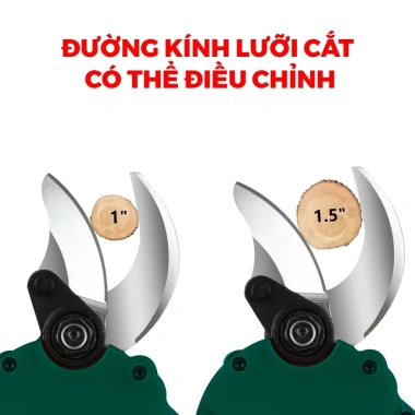Kéo cắt tỉa chạy pin MONQIQI - Động cơ không chổi than, màn hình LED, sâu 3 cm, giá chỉ 450 000đ 2