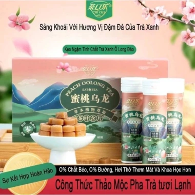 Kẹo Ngậm Trà Xanh Ô Long Thơm Miệng - Giảm 20% còn 99k/Set 3 Lọ 2 Kẹo Ngậm Trà Xanh Ô Long Thơm Miệng - Giảm 20% còn 99k/Set 3 Lọ 2
