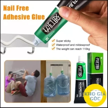 Keo Siêu Dính Nhật Bản 60g Đa Năng Dán Tường, Giày, Gỗ, Thuỷ Tinh - Thay Thế Đinh, Giá 25.000 VND 5