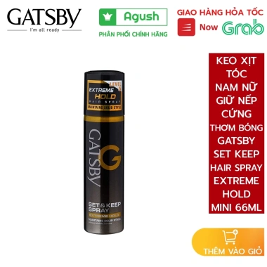 Keo sịt tóc Gatsby Extreme Hold 66ml mini - Giữ nếp cứng, nam nữ, thơm bóng, giá rẻ 75.000đ 10