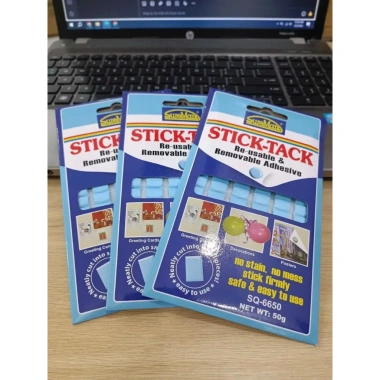 Keo Stick-Tack SureMark SQ-6.650 độ dính ít dạng đất nặn dán tạm thời 67.000 VND
