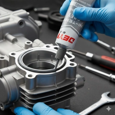 Keo tạo gioăng lốc ôtô, xe máy - Keo dán ron silicone chịu nhiệt 320°C, bền bì, giá tốt Keo tạo gioăng lốc ôtô, xe máy - Keo dán ron silicone chịu nhiệt 320°C, bền bì, giá tốt