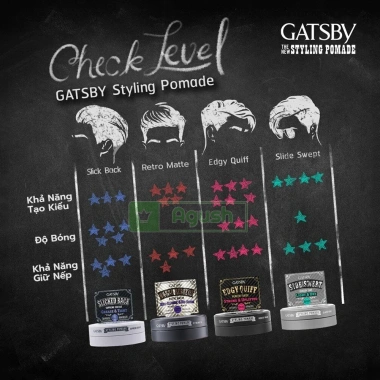Keo vuốt tóc Gatsby Perfect Raise 3G chính hãng - Kiểu mềm, bóng, giữ nếp 38.000₫