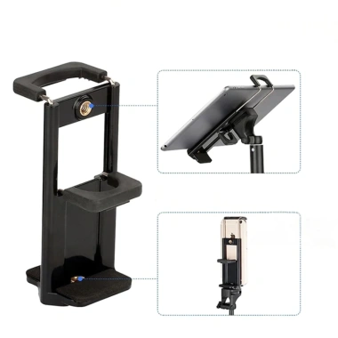 Kẹp 2 Chiều Đa Năng Cho Điện Thoại, iPad, Tablet - Livestream, Giá 35k