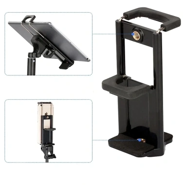 Kẹp 2 Chiều Đa Năng Cho Điện Thoại, iPad, Tablet - Livestream, Giá 35k