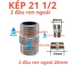 Kép 21 ren ngoài inox - Nối 2 đầu ống nước nhanh, bền, giá chỉ 20.330₫ 4