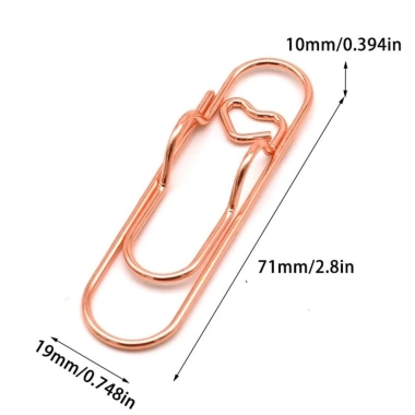 Kẹp Giấy Kim Loại Đa Năng Hình Trái Tim DIY Tình Yêu, Vé Đánh Dấu, Văn Phòng Phẩm 30k 2 Kẹp Giấy Kim Loại Đa Năng Hình Trái Tim DIY Tình Yêu, Vé Đánh Dấu, Văn Phòng Phẩm 30k 2