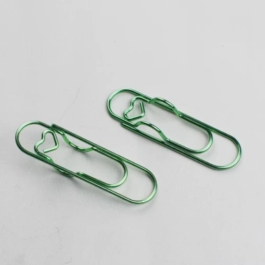 Kẹp Giấy Kim Loại Đa Năng Hình Trái Tim DIY Tình Yêu, Vé Đánh Dấu, Văn Phòng Phẩm 30k