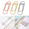 Kẹp Giấy Kim Loại Đa Năng Hình Trái Tim DIY Tình Yêu, Vé Đánh Dấu, Văn Phòng Phẩm 30k 8