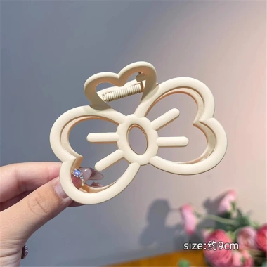 Kẹp tóc đơn giản dễ thương Nơ, Cuộn lưng đầu, Cá mập - Giá 29.484 VND 10