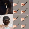 Kẹp tóc gỗ mun cổ điển phong cách Trung Quốc – Phụ kiện tóc & đội đầu H5KK
