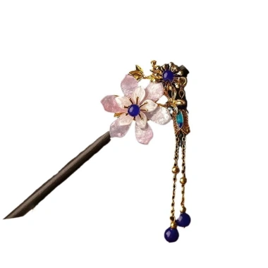 Kẹp tóc gỗ Trung Hoa cổ điển - phù hợp hanfu, sườn xám, giảm 22% còn 105.164₫