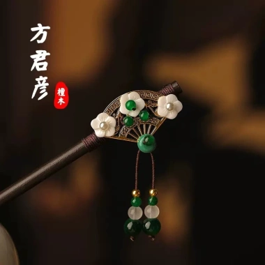 Kẹp tóc gỗ Trung Hoa cổ điển - phù hợp hanfu, sườn xám, giảm 22% còn 105.164₫