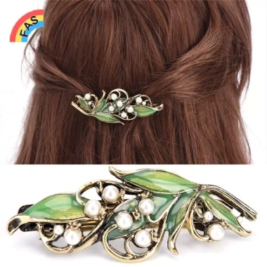 Kẹp tóc Gril Vintage kim loại nữ cưới - Nhánh sang trọng, giảm giá 22% còn 55.620₫