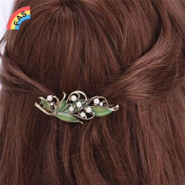 Kẹp tóc Gril Vintage kim loại nữ cưới - Nhánh sang trọng, giảm giá 22% còn 55.620₫