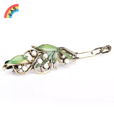 Kẹp tóc Gril Vintage kim loại nữ cưới - Nhánh sang trọng, giảm giá 22% còn 55.620₫