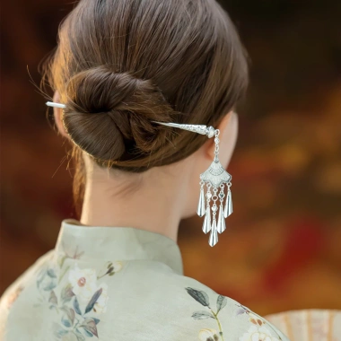 Kẹp tóc handmade Miao phong cách dân tộc Vân Nam retro, thích hợp sân khấu và làm đẹp, giá ưu đãi 99.966₫ 2