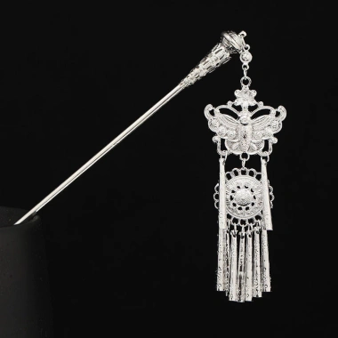 Kẹp tóc handmade Miao phong cách dân tộc Vân Nam retro, thích hợp sân khấu và làm đẹp, giá ưu đãi 99.966₫ 3