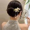 Kẹp tóc Hanfu tua rua xoắn hoa sen - Phụ kiện thời trang FXFG 2