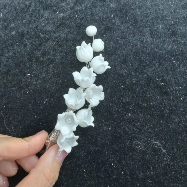Kẹp tóc hoa linh lan handmade - Nhà Xoài - Giá 100.000đ (125.000đ) phong cách