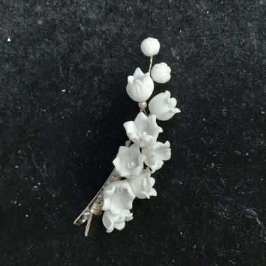 Kẹp tóc hoa linh lan handmade - Nhà Xoài - Giá 100.000đ (125.000đ) phong cách