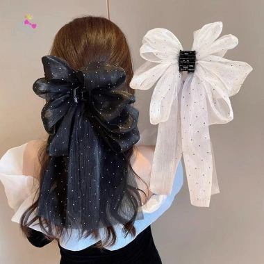 Kẹp tóc Nơ Lớn Siêu Cổ Tích - Mũ Đội Đầu Nữ Ngọt Ngào, Thời Trang Giá 44.600₫