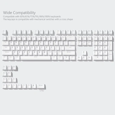 Keycap Trắng Xuyên Led Profile OEM - Giá chỉ 150.000 VND, giảm 30k, chất lượng cao