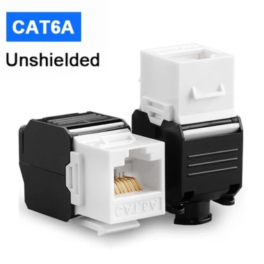 Keystone Jack RJ45 Cat6A Cat7 Cat8 hợp kim kẽm - Hỗ trợ cáp 22‑26AWG, giảm giá Zoerax 205.700₫ 9