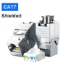 Keystone Jack RJ45 Cat6a/7/8 STP không dụng cụ hợp kim kẽm che chắn Giá chỉ 51.700 VND 10
