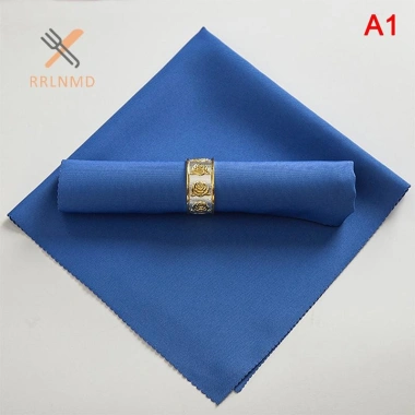Khăn ăn polyester 48x48cm Rrlnmd - Phong cách nhà hàng, tiệc cưới, tiệc tối - Giá ưu đãi 33.804 VND