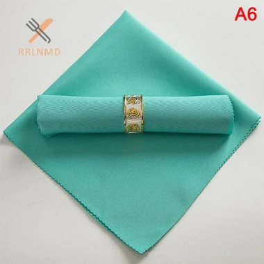 Khăn ăn polyester 48x48cm Rrlnmd - Phong cách nhà hàng, tiệc cưới, tiệc tối - Giá ưu đãi 33.804 VND