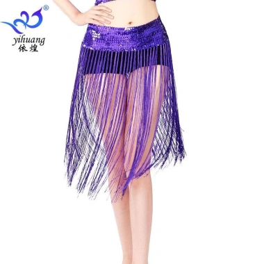 Khăn Bụng Khiêu Vũ Sequin Viền Hông Đính Hạt Lấp Lánh - Phù hợp Quấn Váy, 164k