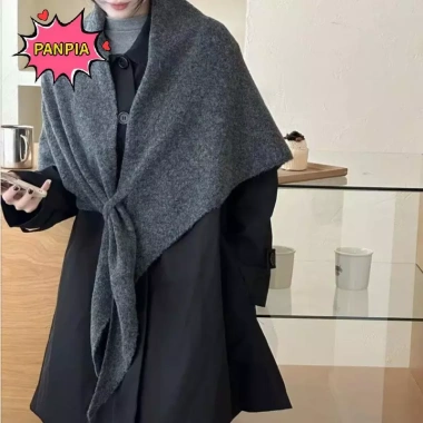 Khăn choàng cape dày mùa đông dệt kim mềm mại, quấn cổ ấm áp - Giá chỉ 153k