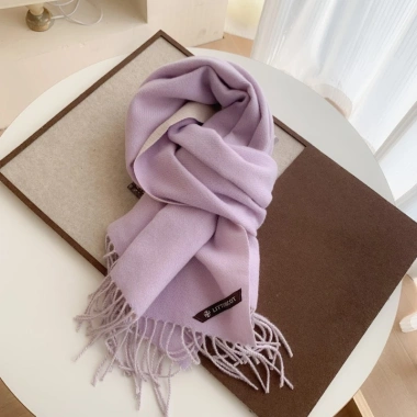 Khăn choàng cổ unisex Hàn Quốc thu đông, len cashmere hai mặt - Giá chỉ 590k 7