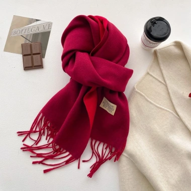 Khăn choàng cổ unisex Hàn Quốc thu đông, len cashmere hai mặt - Giá chỉ 590k 9