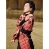 Khăn Choàng Kẻ Karo 2 Mặt Thay Đổi Màu - Khăn Bản To Ấm Áp, Giá Ưu Đãi 77.400 VND