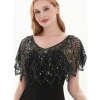 Khăn choàng sequin hạt 1.920 - Filipiniana cô dâu, bolero thêu lá zigzag, che phủ 8