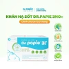 Khăn hạ sốt Dr.Papie 3mo+ Nhi khoa 25 khăn/hộp ngăn ngừa co giật giảm sốt bé 3 tháng+ Giá ưu đãi 153.000 VND