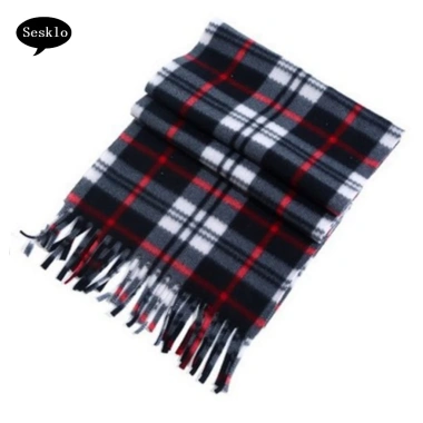 Khăn Kẻ Sọc Unisex Dày Ấm Áp Mùa Thu Đông – Cổ Rộng, In Tua Rua, 76.680 VND 4