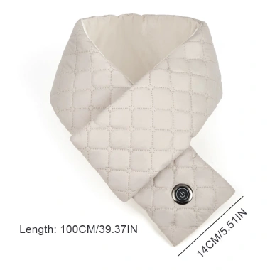 Khăn Làm Nóng 3 Cấp Độ Điện Ấm - Khăn Cổ Quấn Sưởi Ấm Cho Nữ, Quà Tặng Giáng Sinh 9