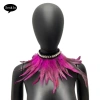 Khăn lông vũ sân khấu cosplay - Vòng cổ ngọc trai giả, ruy băng điều chỉnh, 127k 4