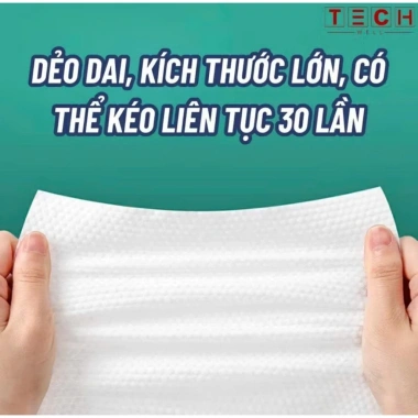 Khăn Mặt Dùng 1 Lần Geklin 150 Tờ Túi Rút Treo Tiện Lợi, Khô Đa Năng, Giá 60.000 VND