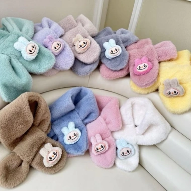 Khăn quàng cổ ấm cho bé gái 3‑15 tuổi, mềm mịn, siêu cute, giảm giá còn 68.800₫ 7