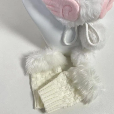 Khăn quàng cổ cánh mỏ bông ấm áp mùa đông Hán phục Lolita F & X 191k 5