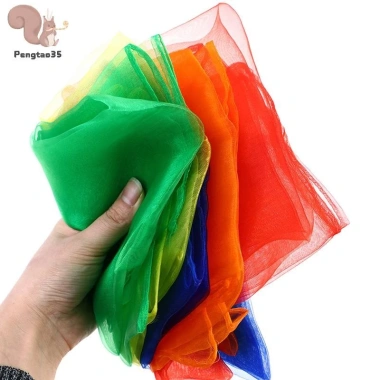 Khăn quàng cổ giác quan 6 màu cầu vồng - Dụng cụ múa ba lê, thể dục bé, COD 93k