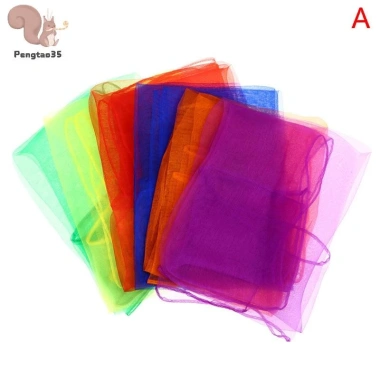 Khăn quàng cổ giác quan 6 màu cầu vồng - Dụng cụ múa ba lê, thể dục bé, COD 93k