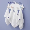 Khăn Sữa Em Bé 100% Cotton Rubaby GOTS Mềm Mại, Thoáng Mát, Thấm Hút - Set 6 2