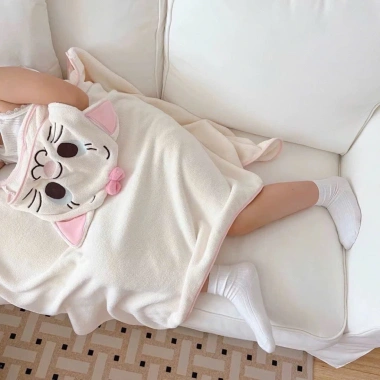 Khăn tắm choàng hoạt hình dễ thương cho bé trai, bé gái – chỉ 99.900đ