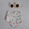 Khăn Tam Giác Yếm Ăn Dặm Bé Xô Muslin Mềm Mại 2 Nấc Cúc Bấm Thấm Hút 45.000đ 7