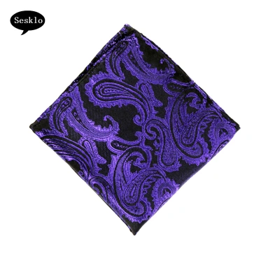 Khăn tay vuông nam Paisley có túi - Hanky trang trí tiệc cưới, giá 57.240₫ giảm từ 72.122₫